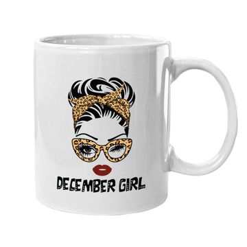 Discover December Birthday Costume Leopard Prints Girl Coffee Mug