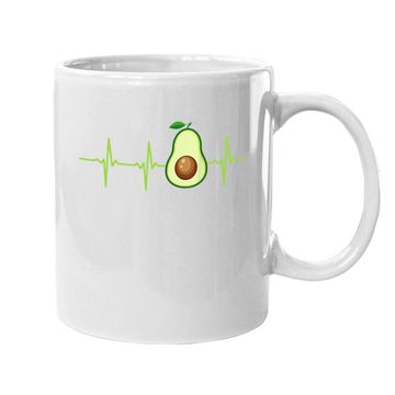 Discover Avocado Heartbeat Coffee Mug