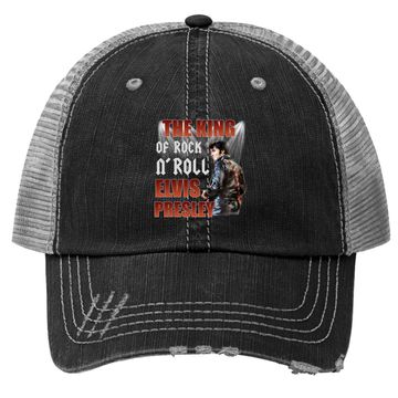 Discover King Of Rock & Roll Elvis Presley Trucker Hat