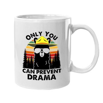 Discover Only You Can Prevent Drama Farm Hat Coffee Mug