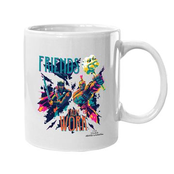 Discover Marvel Thor Ragnarok Working Friends Neon Blast Coffee Mug
