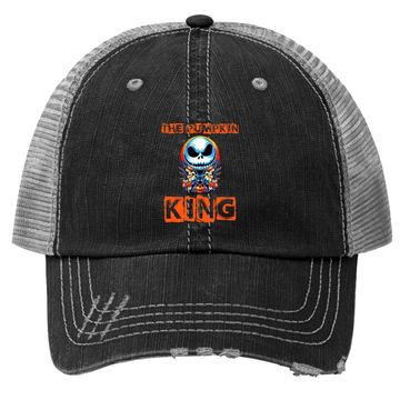 Discover Jack Skellington The Pumpkin King Halloween Trucker Hat