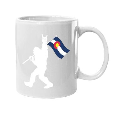 Discover Colorado Bigfoot Rock And Roll Coffee Mug
