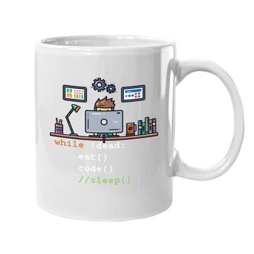 Discover Computer Science Python Programmer Eat Code Sleep Coffee Mug