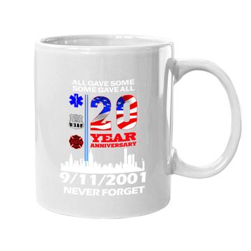 Discover 20 Years Anniversary 9 11 Never Forget National Day Coffee Mug