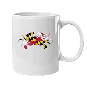 Discover Maryland Crab State Pride Flag Coffee Mug