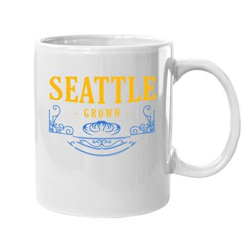Discover Seattle Grown Washington American Coffee Mug
