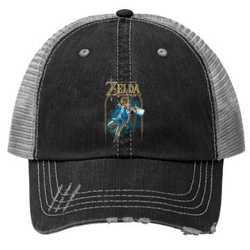 Discover Zelda Breath Of The Wild Link Arch Trucker Hat