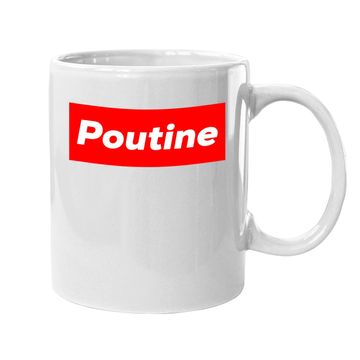 Discover Poutine Box Logo Coffee Mug