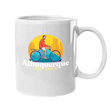 Discover Albuquerque New Mexico 80s Retro Coffee Mug