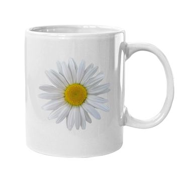 Discover White Daisy Flower Blooming Coffee Mug