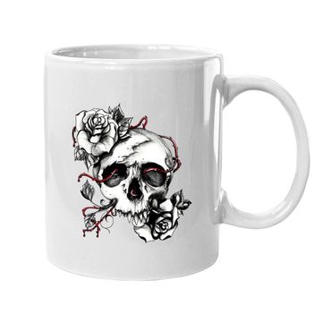 Discover Skull And Roses Premium Coffee Mug