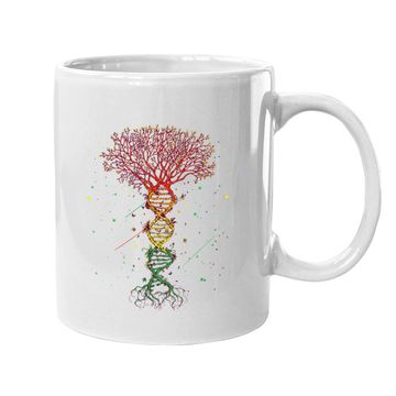 Discover Dna Tree Life Genetics Biologist Science Earth Day Coffee Mug