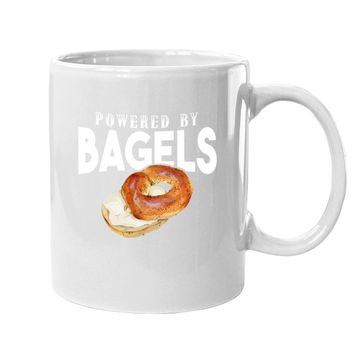 Discover Bagel Lover Gifts - Powered By Bagels Gift Coffee Mug