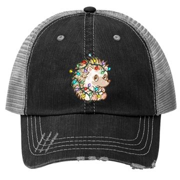 Discover Hedgehog Christmas Colors Trucker Hat