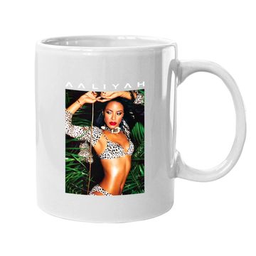 Discover Aaliyah Animal Print Aaliyah Photo Coffee Mug
