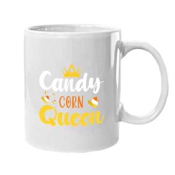 Discover Candy Corn Queen Cute Halloween Day Coffee Mug