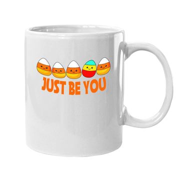 Discover Halloween Be Yourself Be You Candy Corn Coffee Mug
