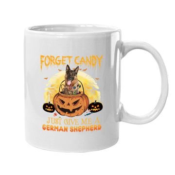 Discover Candy Pumpkin German Shepherd Coffee Mug