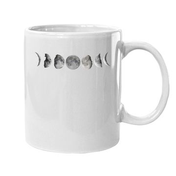 Discover Lunar Cycle Coffee Mug Astronomy Full Moon Coffee Mug
