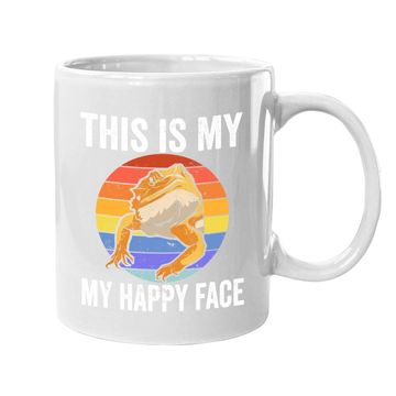 Discover This Is My Happy Face Bearded Dragon For A Reptiles Lover Coffee Mug