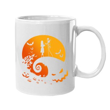 Discover Jack Skellington The Nightmare Before Christmas And Sally Halloween Coffee Mug