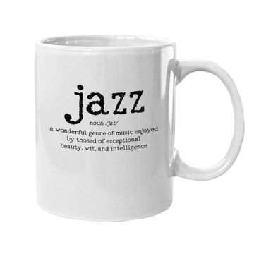 Discover Jazz Music Definition Dictionary Coffee Mug