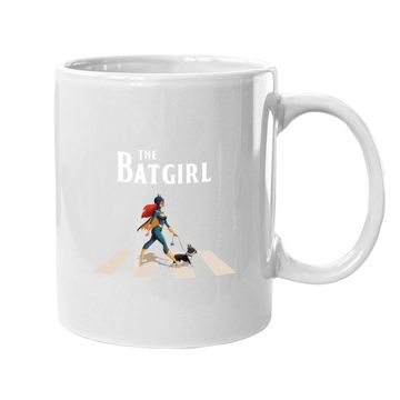 Discover The Batgirl With Dog Superhero Coffee Mug