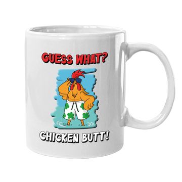 Discover Funny Guess What? Chicken Butt! Coffee Mug