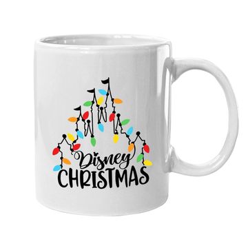 Discover Christmas Disney Christmas Castle Family Matching Coffee Mug