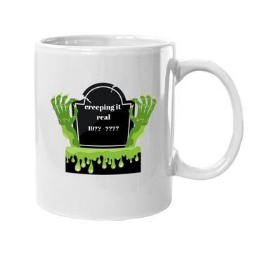 Discover Creepy Tombstone It Real Coffee Mug