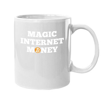 Discover Btc Bitcoin Magic Internet Money Crypto Cryptocurrency Coffee Mug
