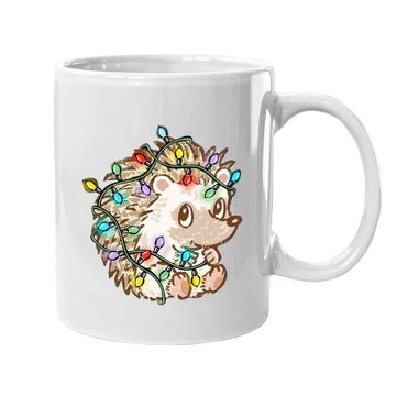 Discover Hedgehog Christmas Colors Coffee Mug
