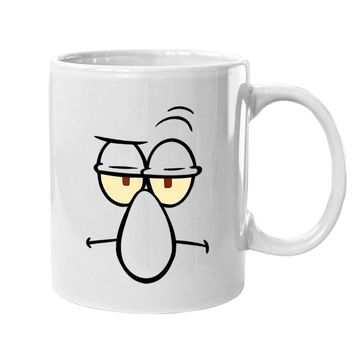Discover Spongebob Squarepants Squidward Face Coffee Mug