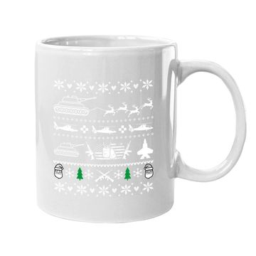 Discover Patriotic Veteran Ugly Christmas Coffee Mug