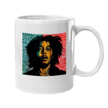 Discover Bob Marley Retro Pop Art Coffee Mug