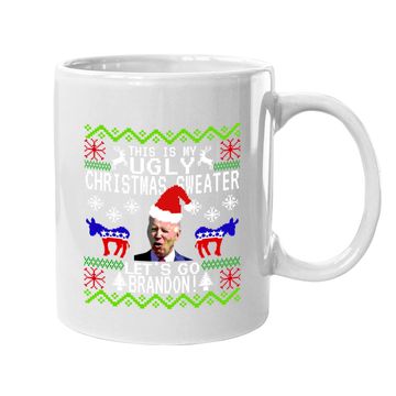 Discover Let's Go Brandon Ugly Christmas Coffee Mug