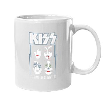 Discover Kiss Rock Band Coffee Mug