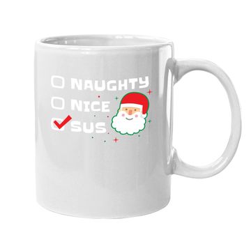Discover Nice Naughty Santa Noel Coffee Mug