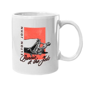 Discover Elton John Bennie And The Jets Coffee.  mug