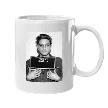 Discover Elvis Presley Army Mug Shot Rock 'n' Roll Coffee.  mug