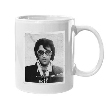 Discover Elvis Presley Mugshot Poster Coffee.  mug