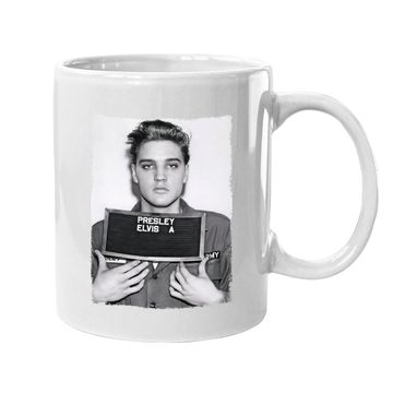 Discover Elvis Presley Army Mug Shot Coffee.  mug
