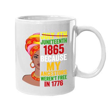 Discover Juneteenth Queen Melanin African American Mug Coffee mug