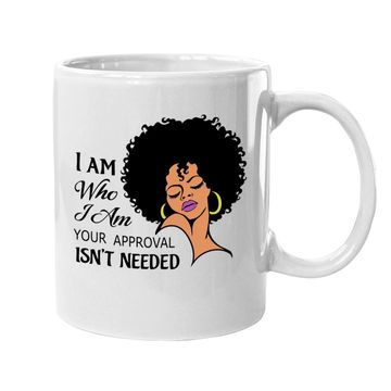 Discover Black Queen Lady Curly Natural Afro African American Ladies Coffee Mug