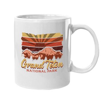 Discover Vintage National Park Coffee Mug Grand Teton National Park Coffee Mug