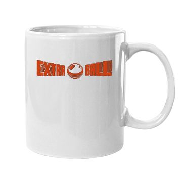 Discover Classic Retro Pinball Gift - Extra Ball - Pixel Art Coffee Mug