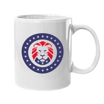 Discover Conservative Lion Patriotic Coffee Mug