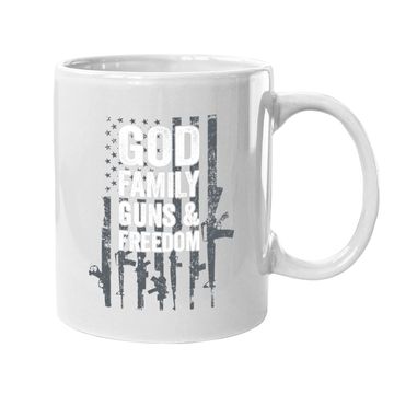 Discover Conservative God Family Guns & Freedom Coffee Mug