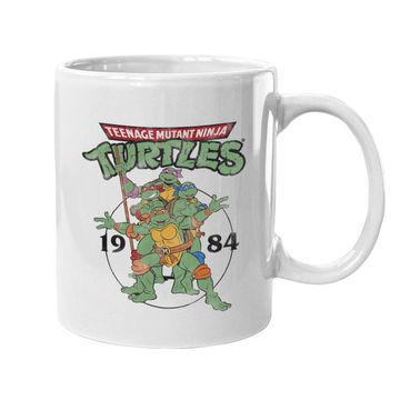 Discover Teenage Mutant Ninja Turtles Classic Circle 1984 Mug-coffee Mug